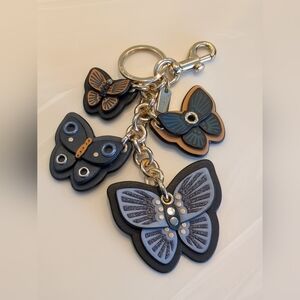 RARE authentic Coach Butterflies Bag Charm